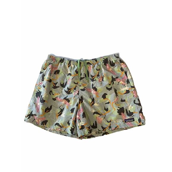 Patagonia Mens Baggies Shorts 5" XL Spoonbills Big Sky Blue Swim Trunks X Large - Picture 2 of 6